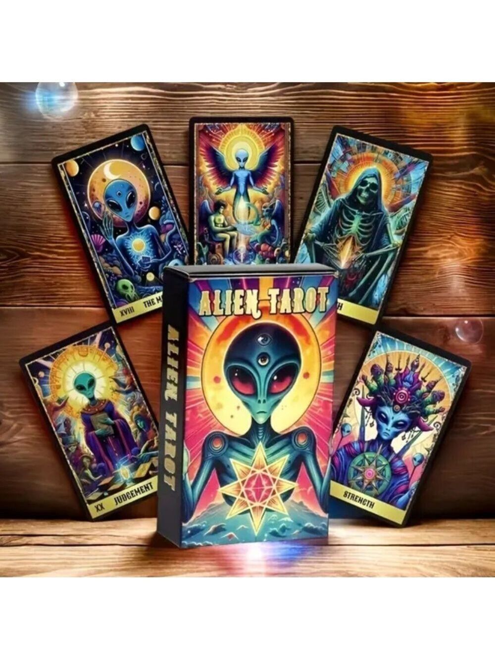 Alien Tarot Deck: Cosmic Wisdom & Extraterrestrial Guidance Oracle Mystic Cards